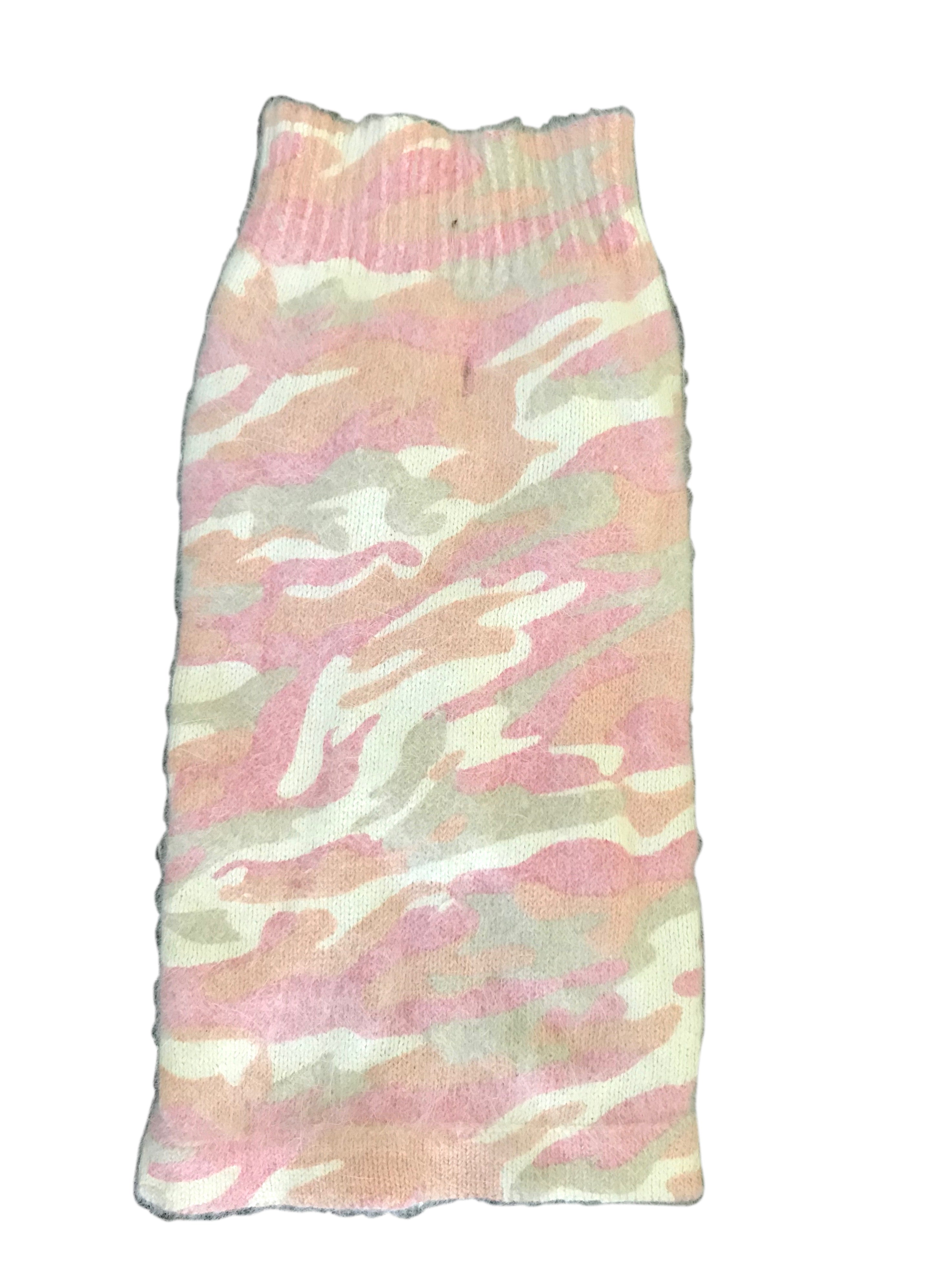 Camouflage Mockneck, Blush
