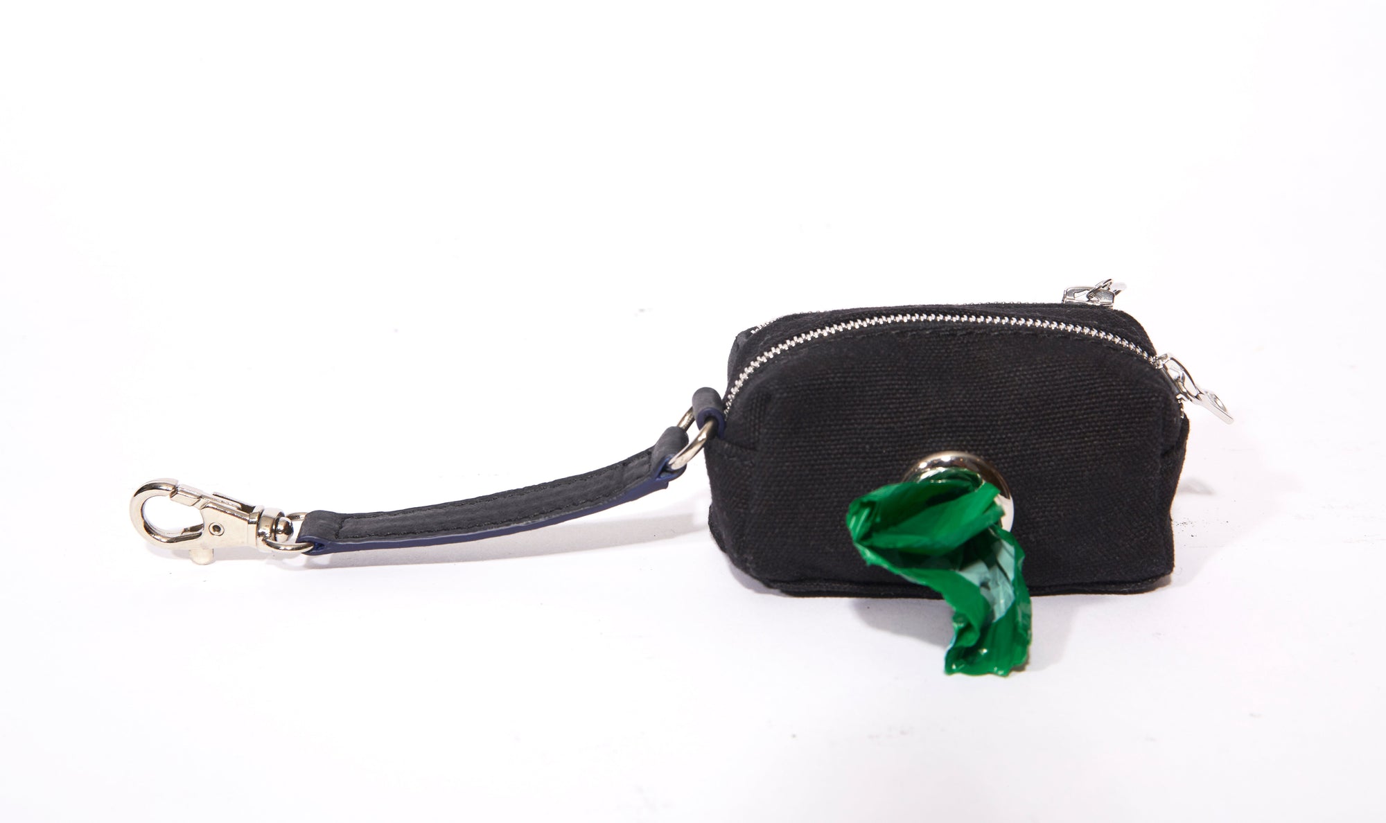 BESPOKE PAWS Waste Bag Dispenser; Ostrich - Leather Waterproof Travelfriendly Lightweight Waste Pouch