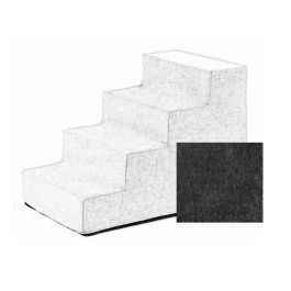 Bowsers Carbon Designer Pet Steps - Joint-Friendly Access to Beds and Sofas