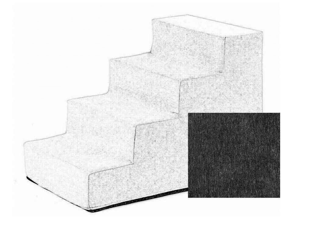 Bowsers Carbon Designer Pet Steps - Joint-Friendly Access to Beds and Sofas