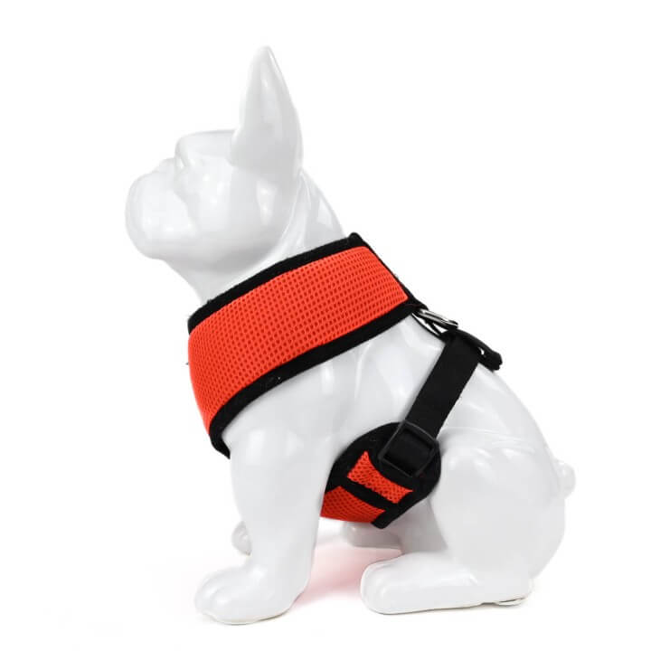 Over-the-Head Dog Harnesses - Max Comfort - 18 Colors & Patterns / Orange