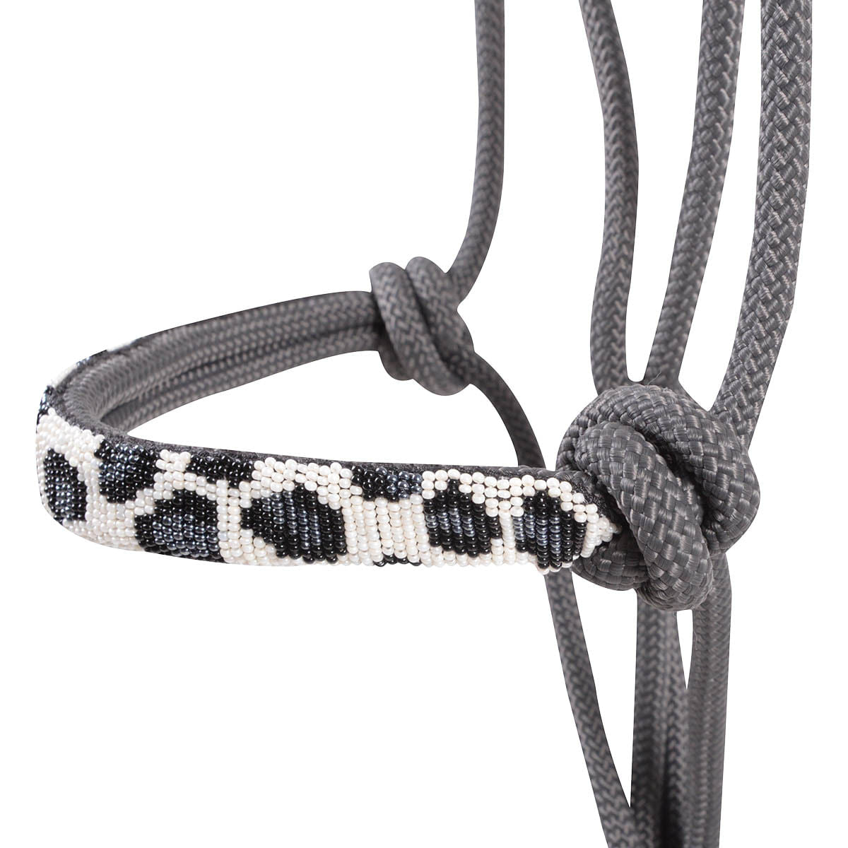 Cashel – Beaded Patterned Rope Halter with 9 ft Lead