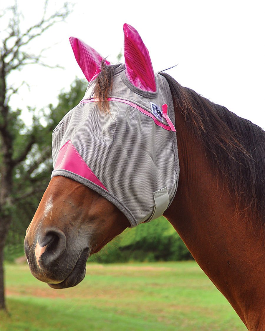 Cashel – Crusader Fly Mask with Ears for Horses, Durable Micromesh UV Protection