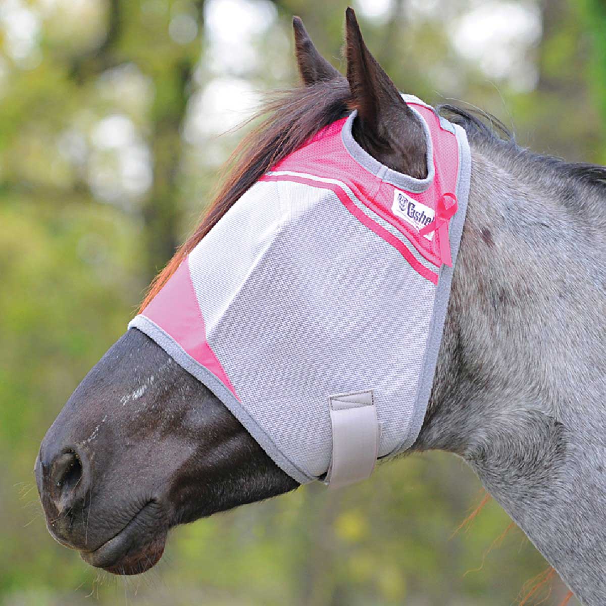 Cashel – Crusader Fly Mask for Horses with Forelock Hole and UV Sun Block