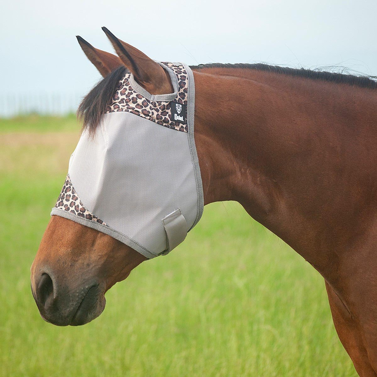 Cashel – Crusader Fly Mask for Horses with Forelock Hole and UV Sun Block