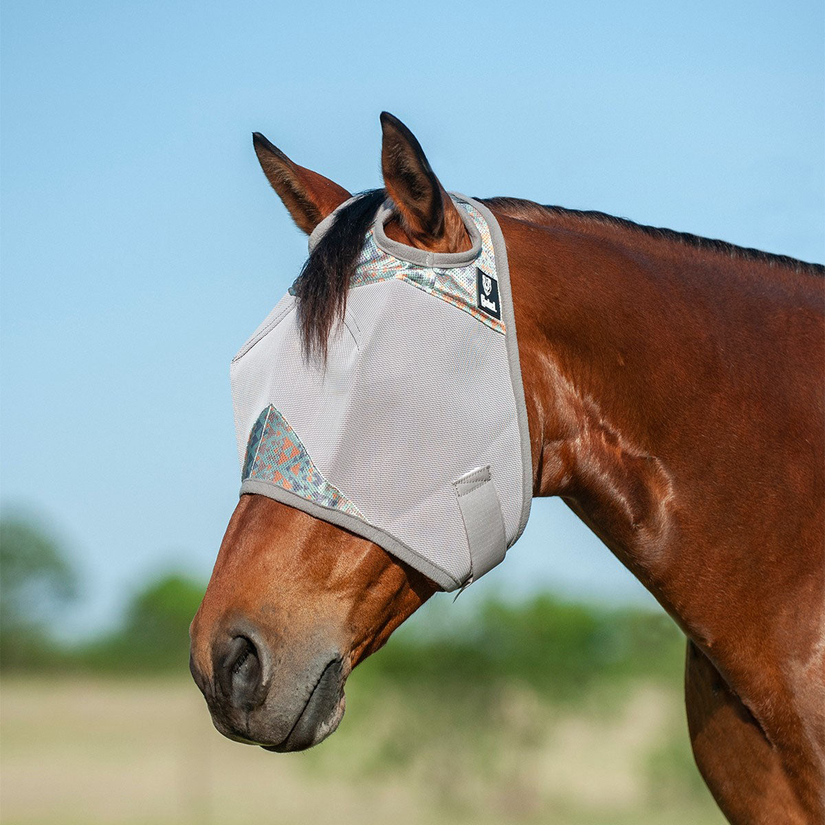 Cashel – Crusader Fly Mask for Horses with Forelock Hole and UV Sun Block