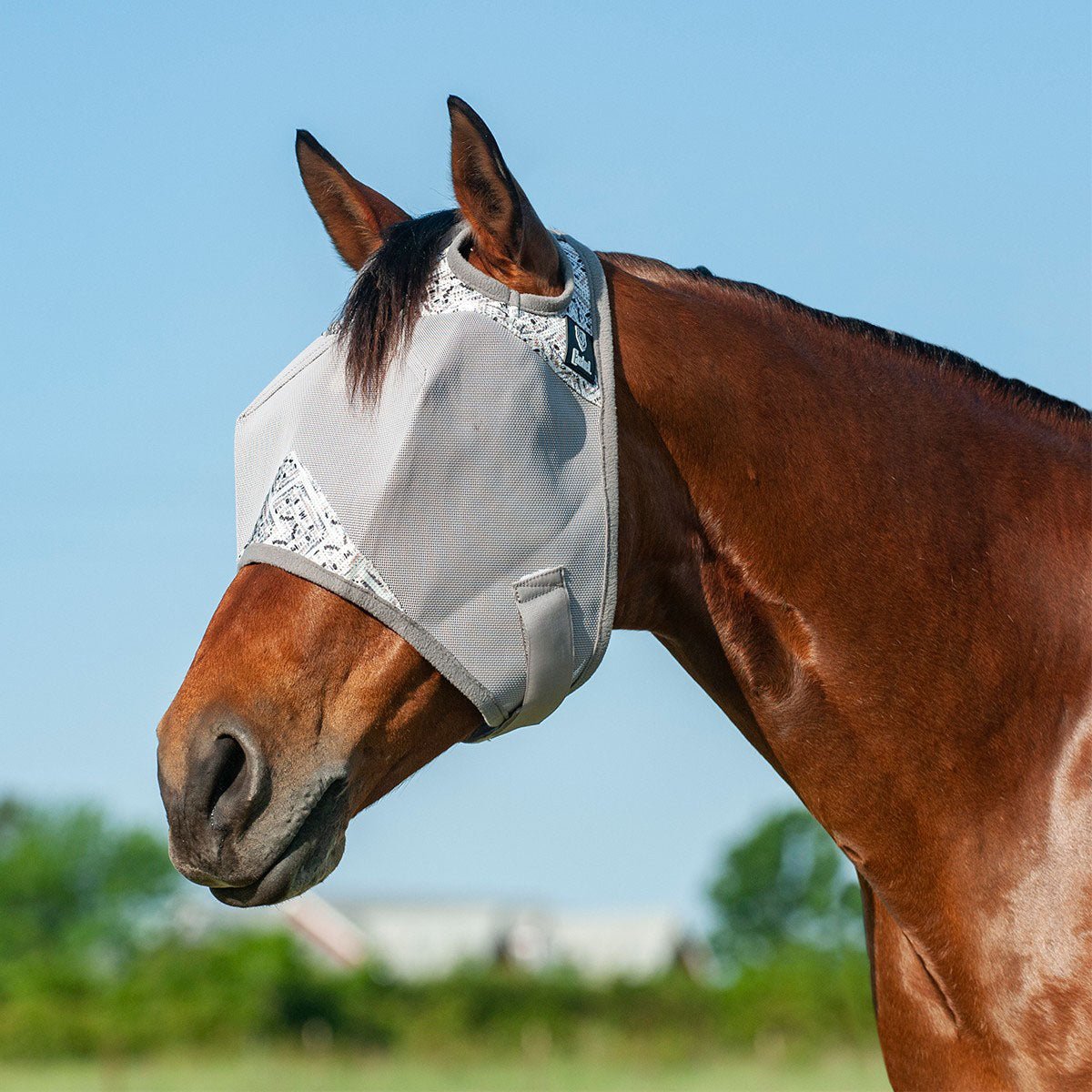 Cashel – Crusader Fly Mask for Horses with Forelock Hole and UV Sun Block