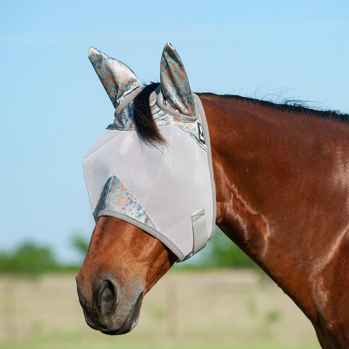 Cashel – Crusader Fly Mask with Ears for Horses, Durable Micromesh UV Protection