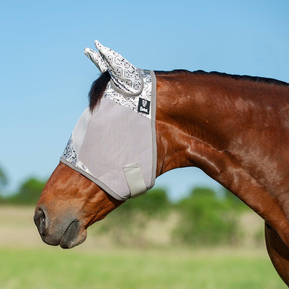 Cashel – Crusader Fly Mask with Ears for Horses, Durable Micromesh UV Protection