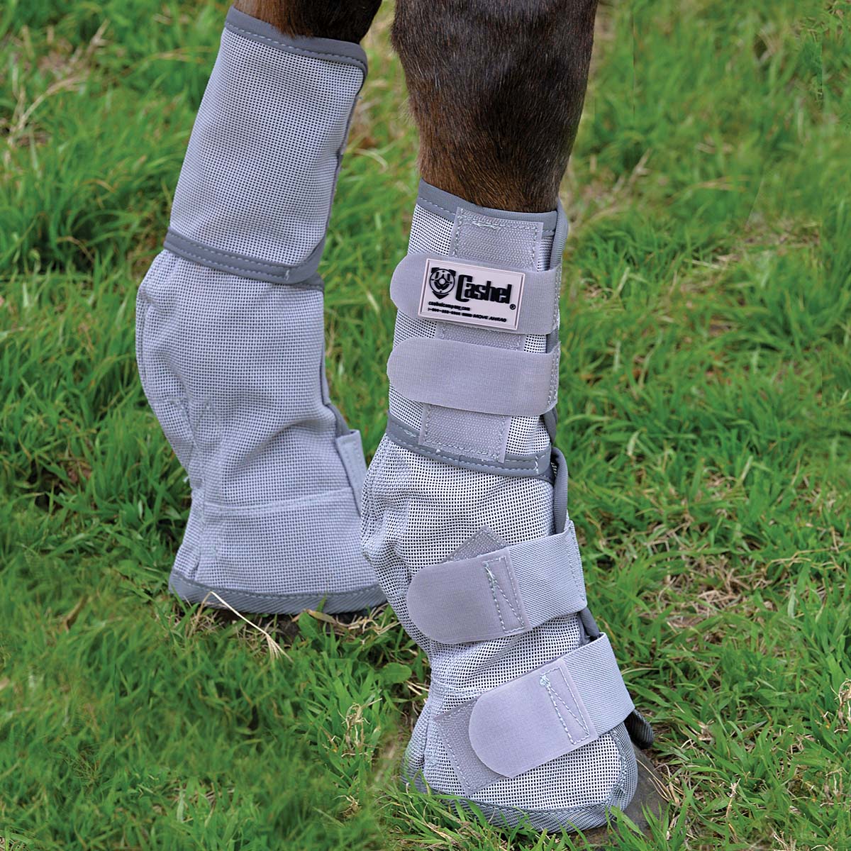 Cashel – Crusader Horse Fly Boots Contoured Fit Leg Guards, Set of 2