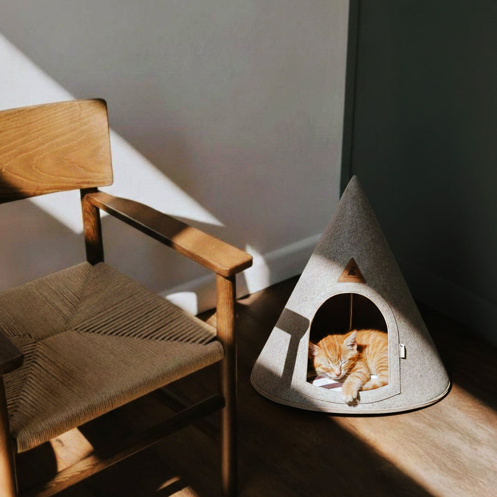 Nooee Pet Cave Bella (XS)- Gray | HT Animal Supply