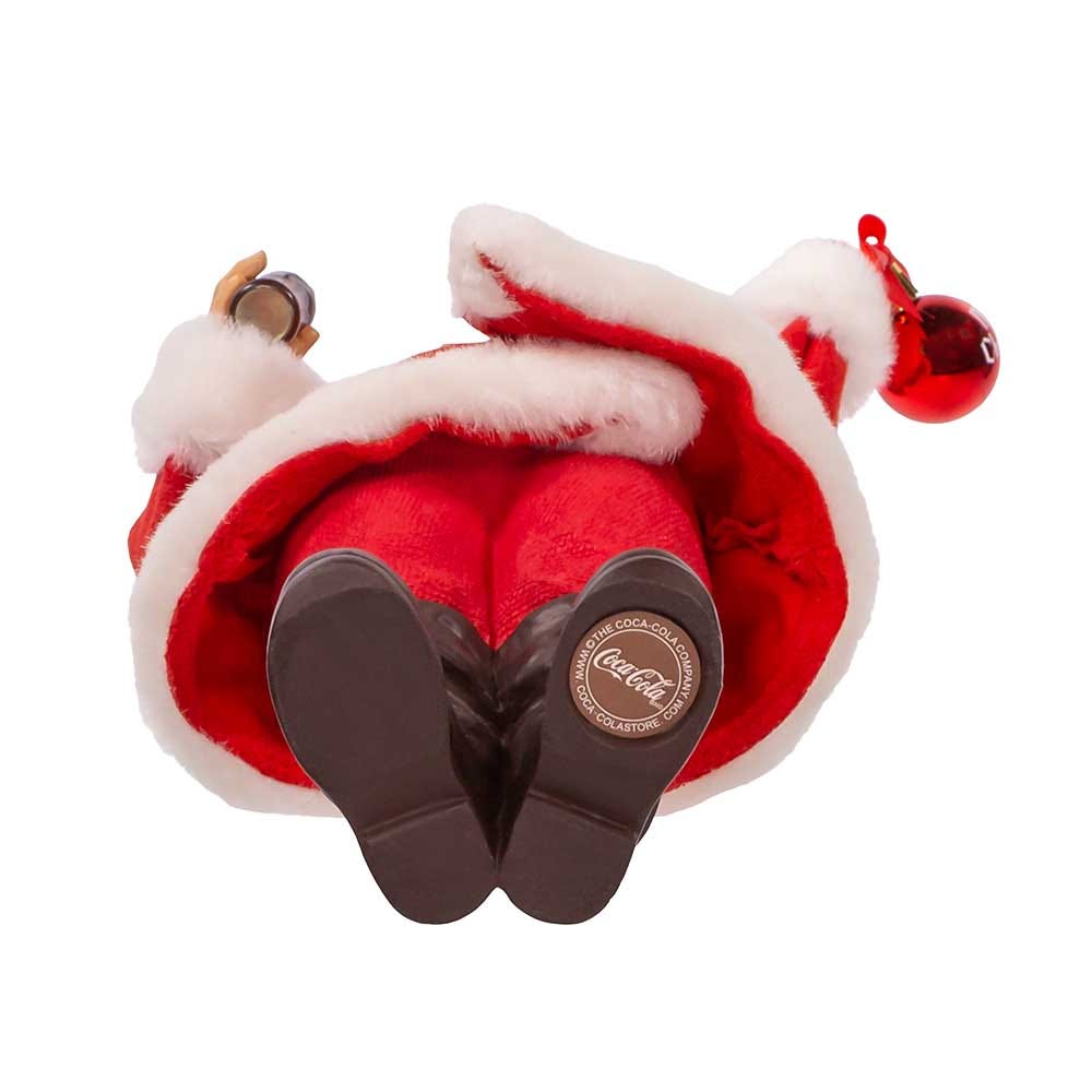 Kurt Adler 9.5-Inch Coca-Cola Santa Holding Ornament