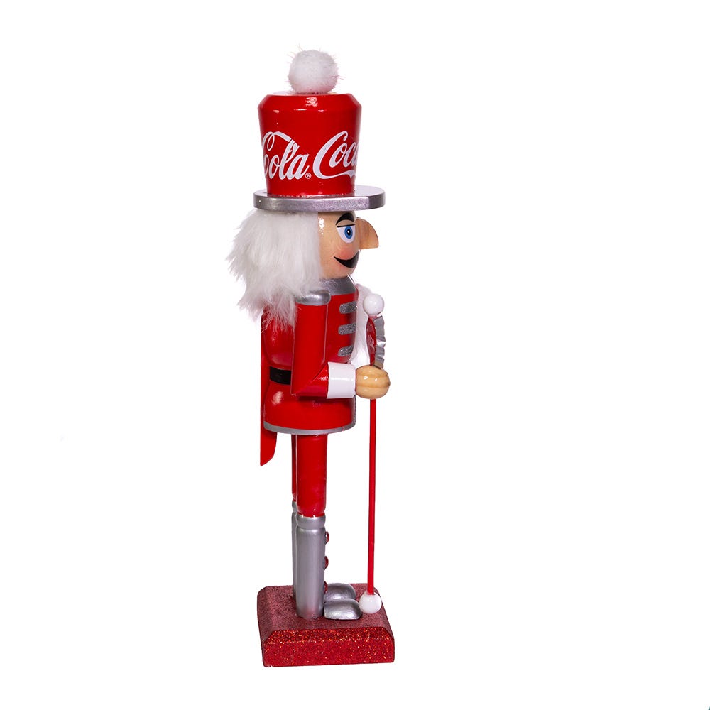 Kurt Adler 10-Inch Wooden Coca-Cola Nutcracker