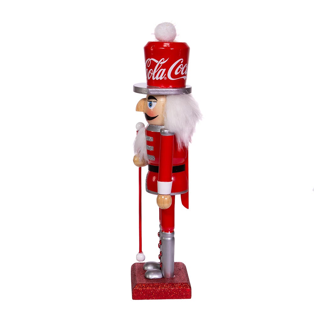 Kurt Adler 10-Inch Wooden Coca-Cola Nutcracker