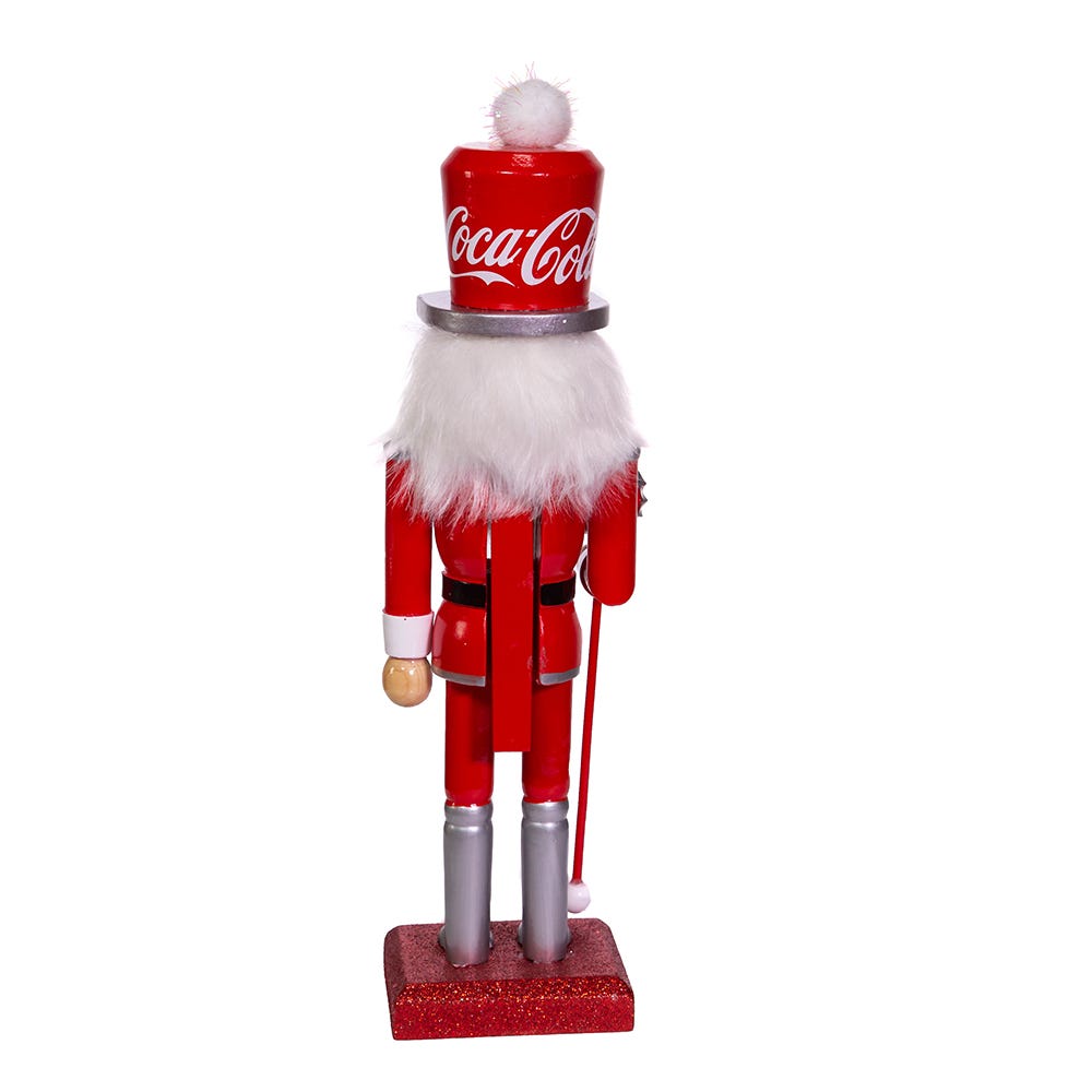 Kurt Adler 10-Inch Wooden Coca-Cola Nutcracker