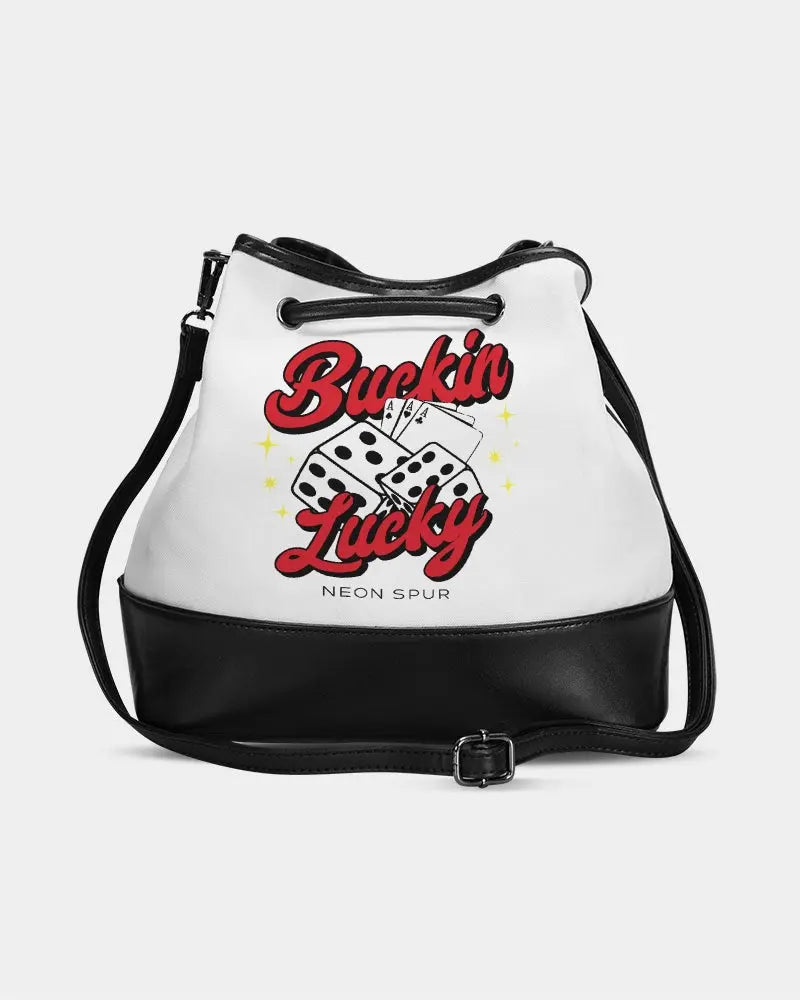 Buckin Lucky Drawstring Bucket Bag | HT Animal Supply