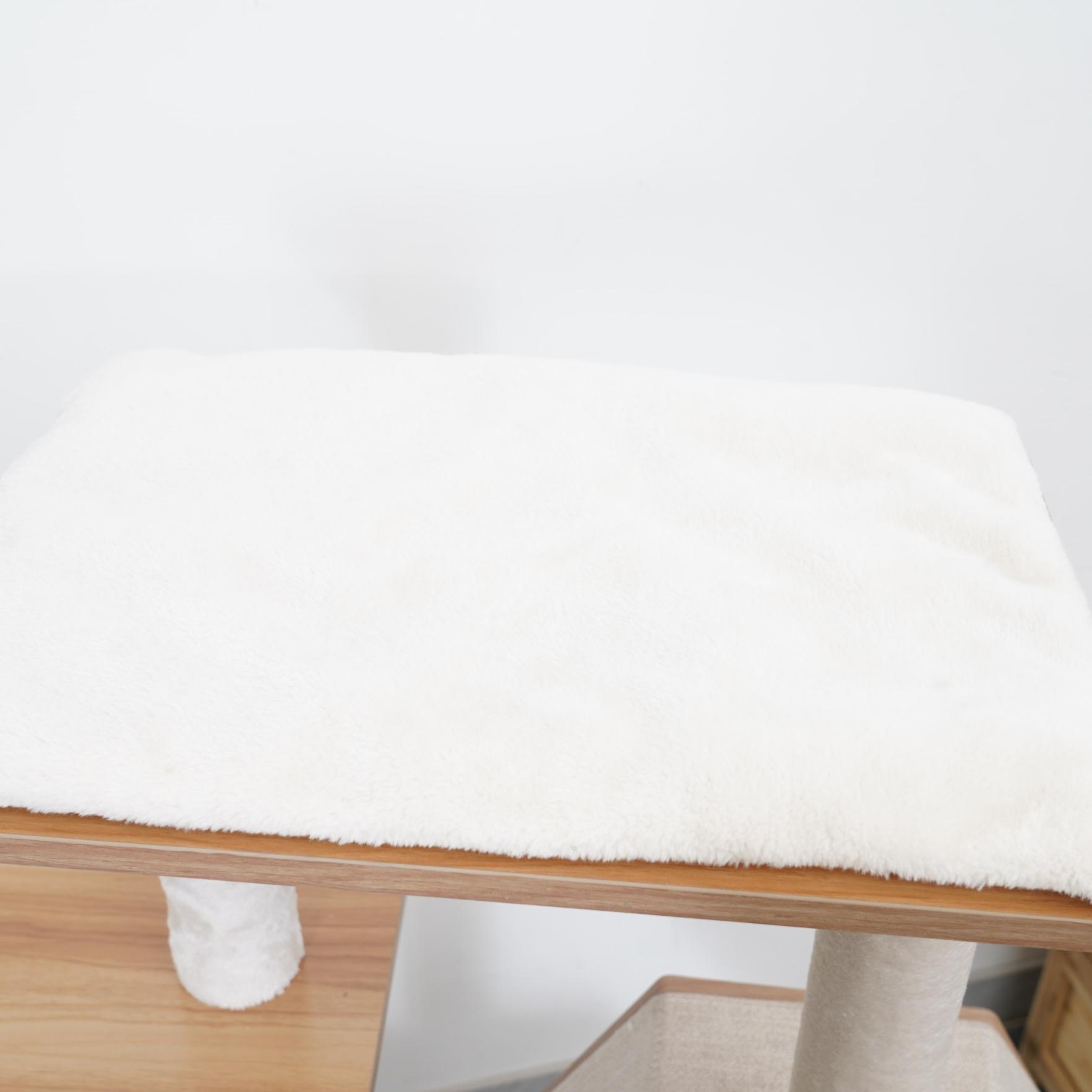 Wagon Style Wooden Medium Cat Tower