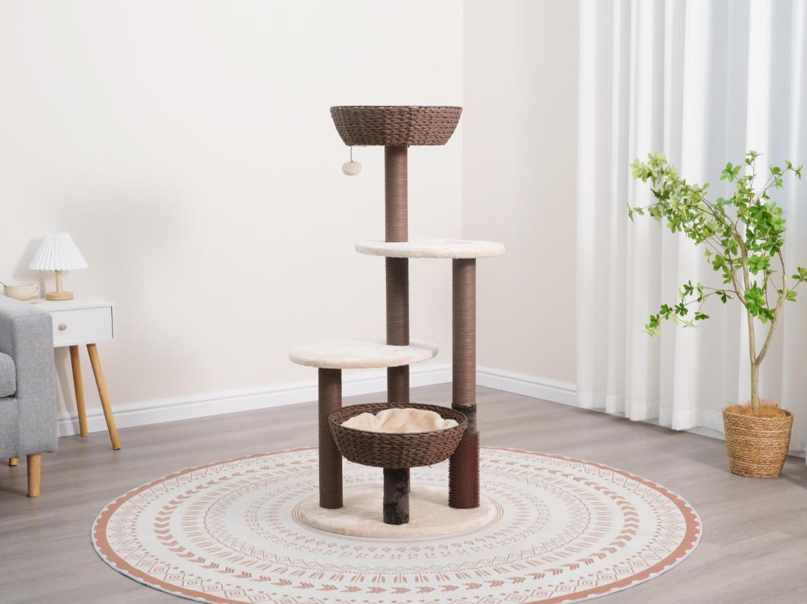 Pharaoh Natural Handwoven Eco-friendly Large Cat Tower