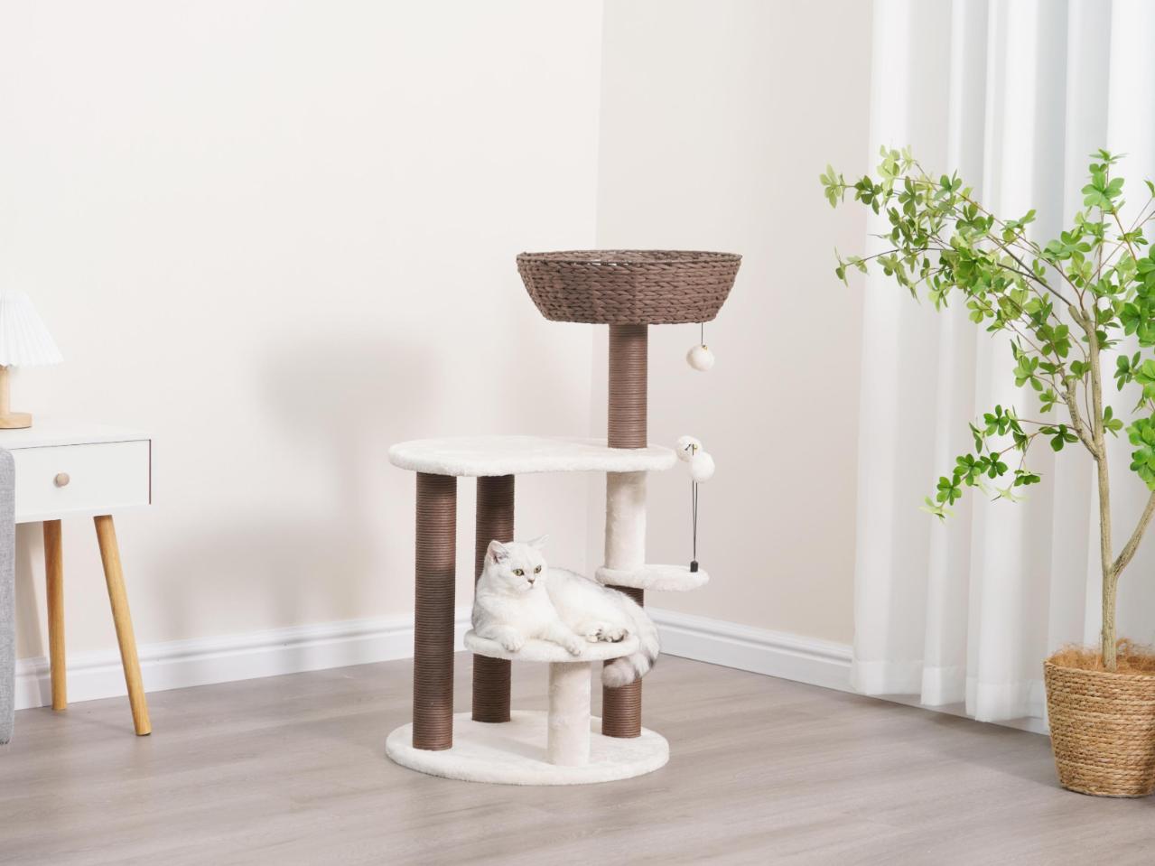 Quartz Handwoven Eco-Friendly Medium Cat Tree