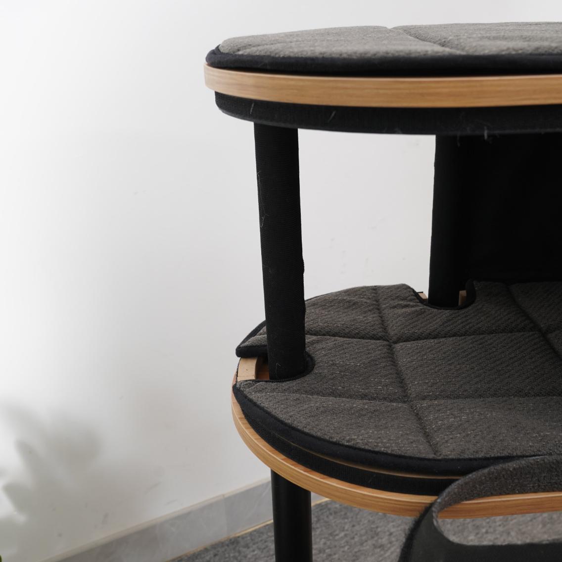 Starbz Industrial Style Modern Medium 4 Level Cat Tower