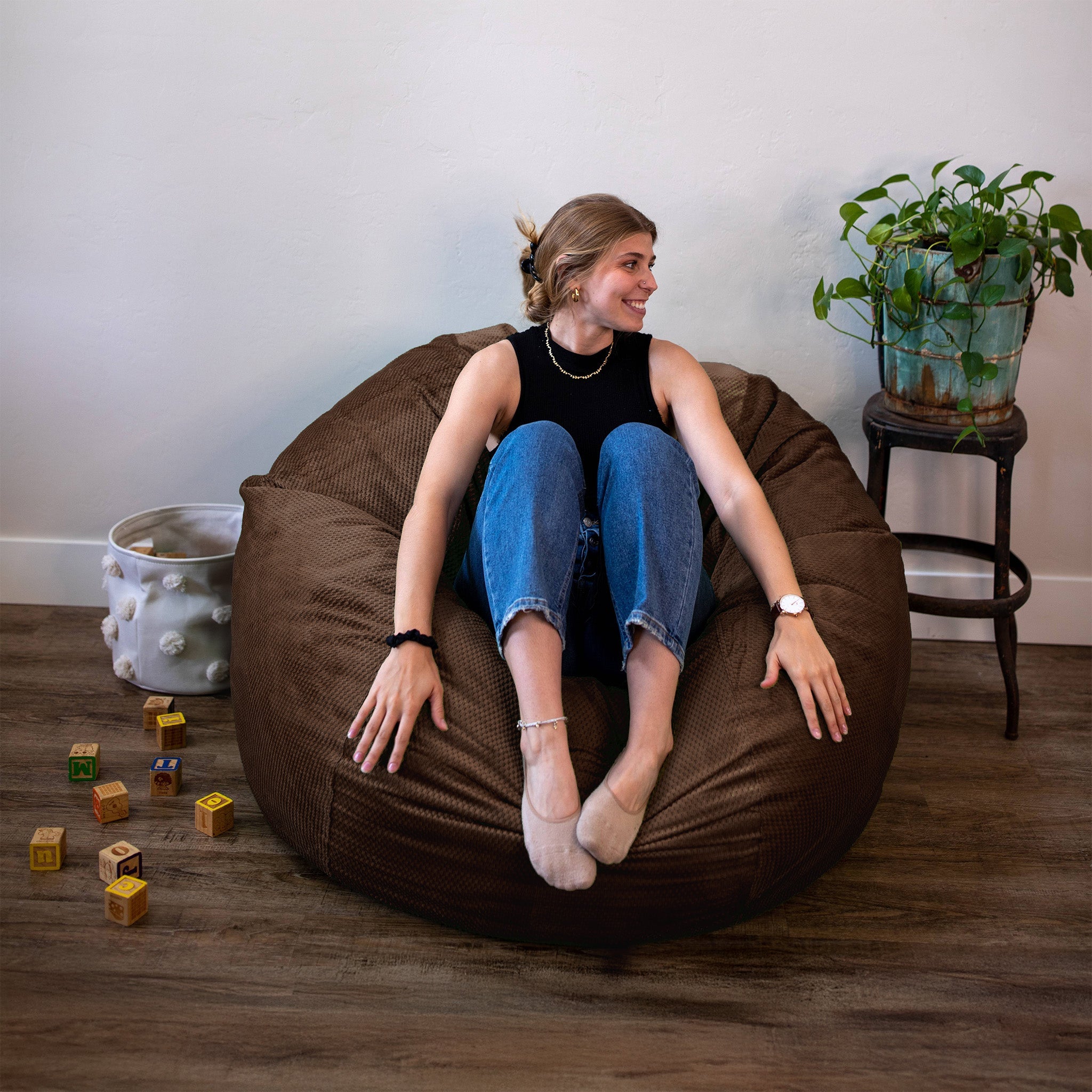 CordaRoy's Full Chenille Convertible Bean Bag Chair