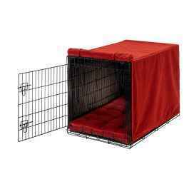 Bowsers Cherry Bones Dog Crate Cover - Den-Like Privacy and Crate Comfort