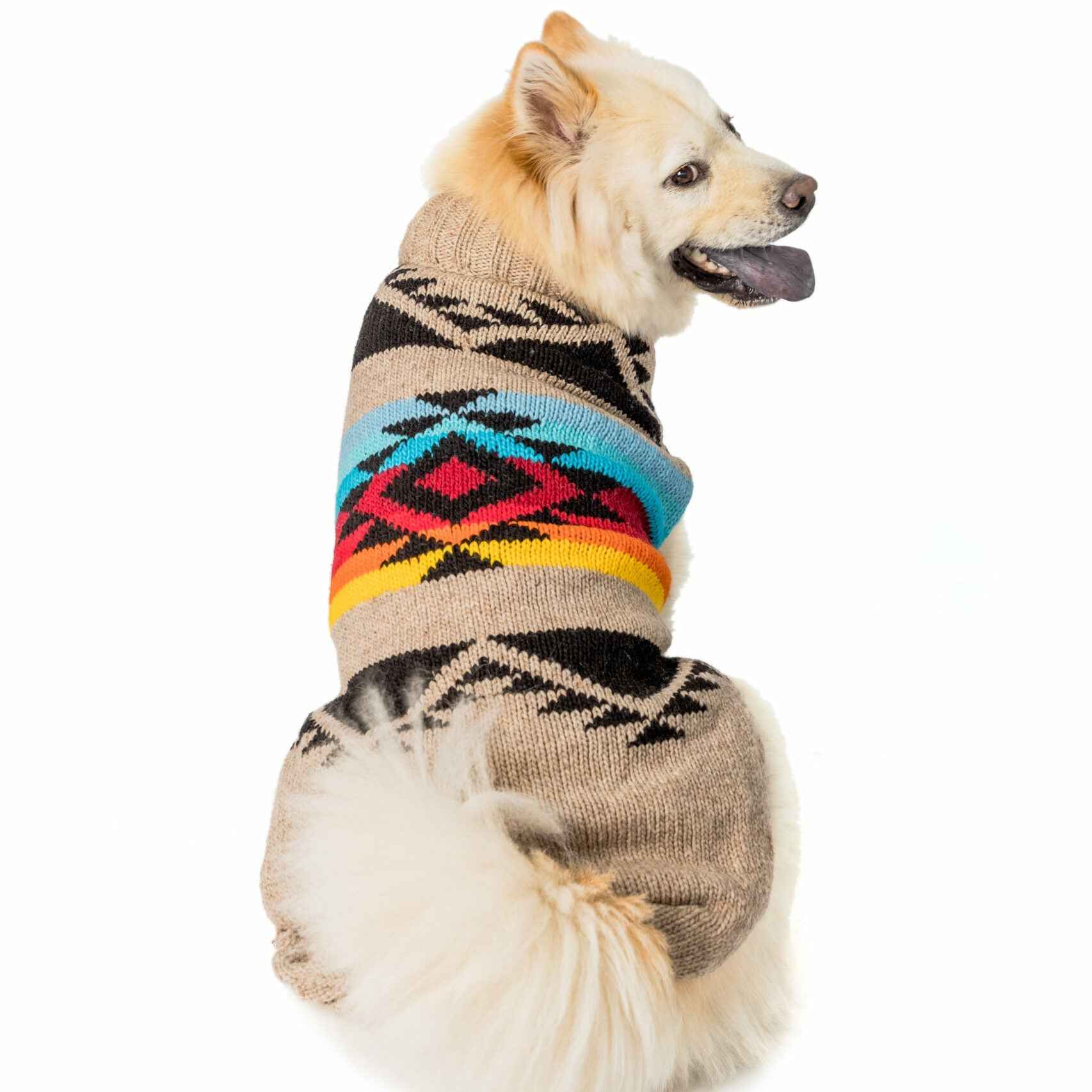 Chilly Dog Painted Desert Knit Wool Dog Sweater