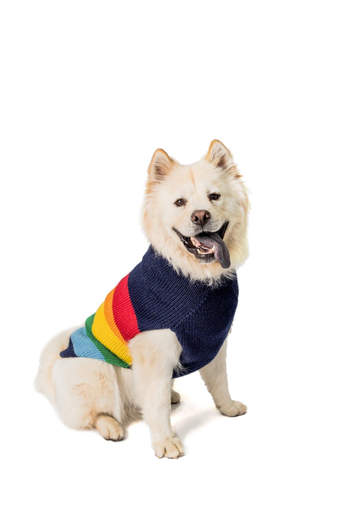 Chilly Dog Alpaca Good Vibes Dog Sweater