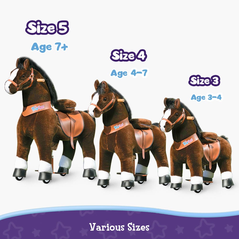 Model U Ride On Horse Toy Age 3-4 Chocolate