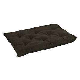 Bowsers Chocolate Bones Tufted Dog Crate Cushion - Washable Crate and Lounge Comfort
