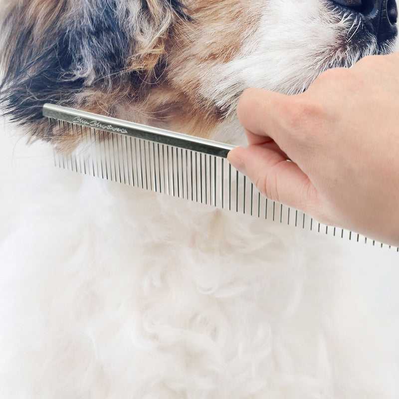 7.5" Fine/Coarse Greyhound Buttercomb by Chris Christensen
