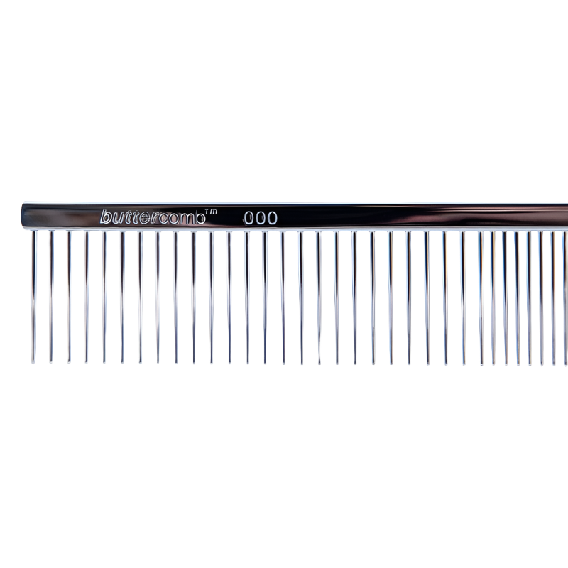 7.5" Fine/Coarse Greyhound Buttercomb by Chris Christensen