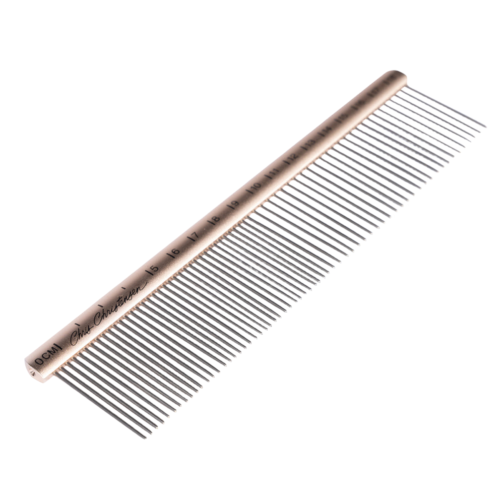 Chris Christensen Dog 7.5 Inch Medium/Coarse Competition Comb
