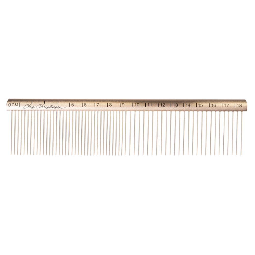 Chris Christensen Dog 7.5 Inch Medium/Coarse Competition Comb