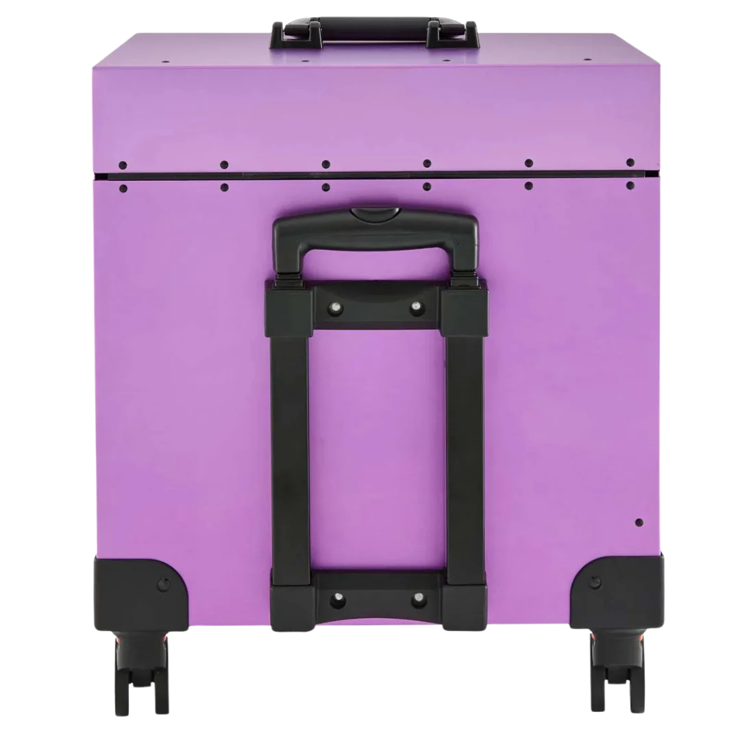 Chris Christensen D-Flite Tack Box with wheels Purple