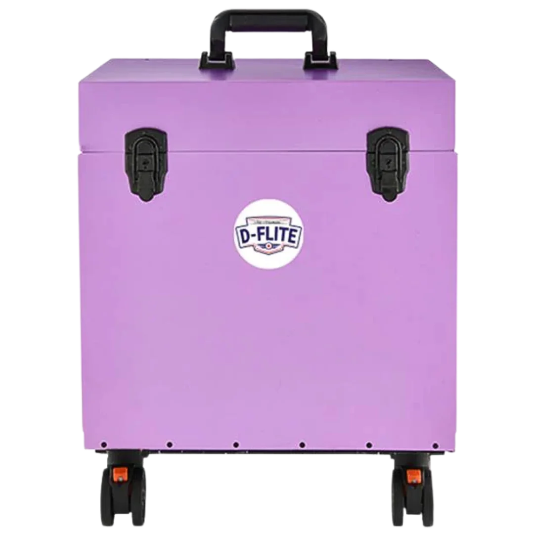 Chris Christensen D-Flite Tack Box with wheels Purple