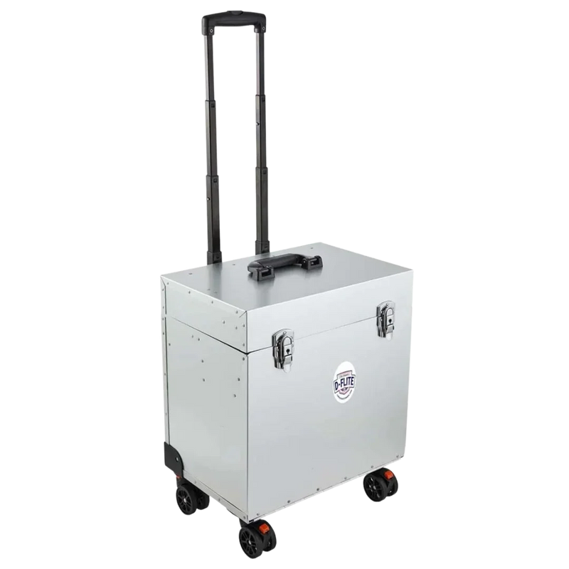 Chris Christensen D-Flite Tack Box with wheels Silver
