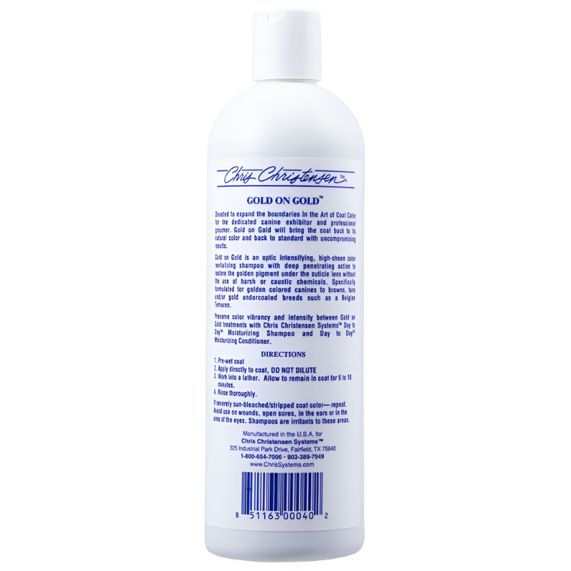 Gold on Gold Shampoo 16oz by Chris Christensen