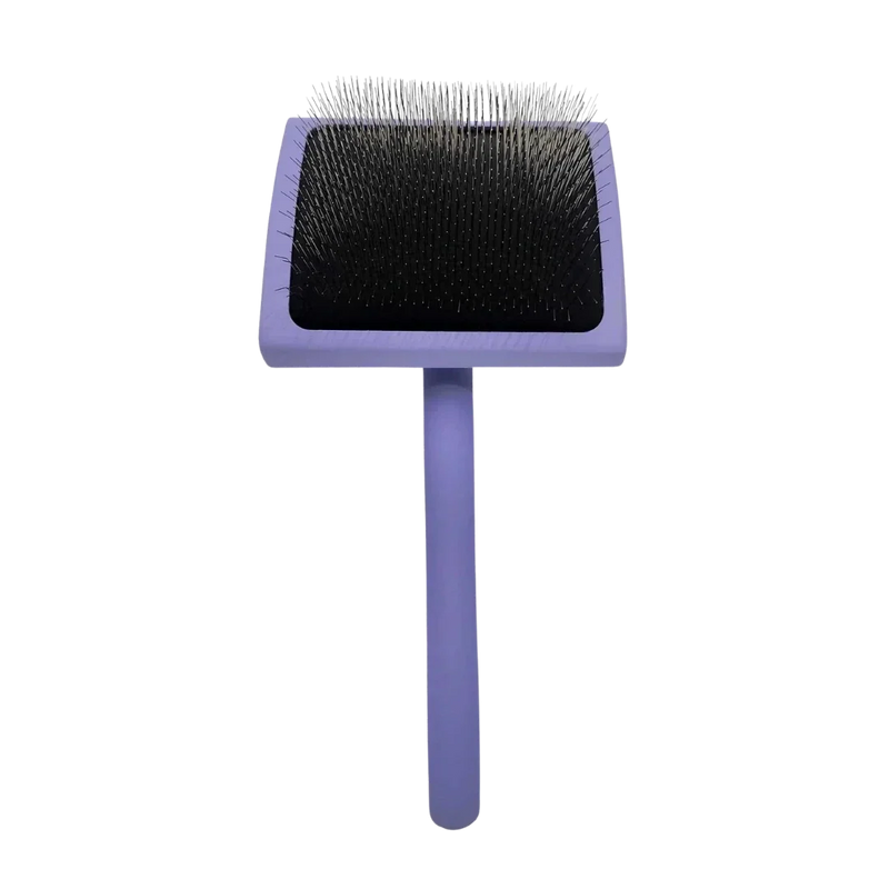 Chris Christensen Dog Large Curved Karben Lavender Slicker Brush