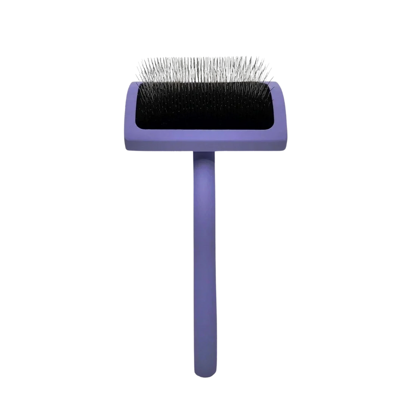 Chris Christensen Dog Medium Curved Karben Lavender Slicker Brush