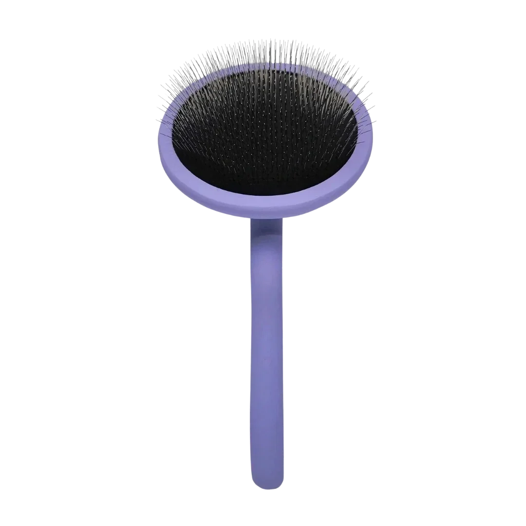 Chris Christensen Dog Round Head Karben Lavender Slicker Brush
