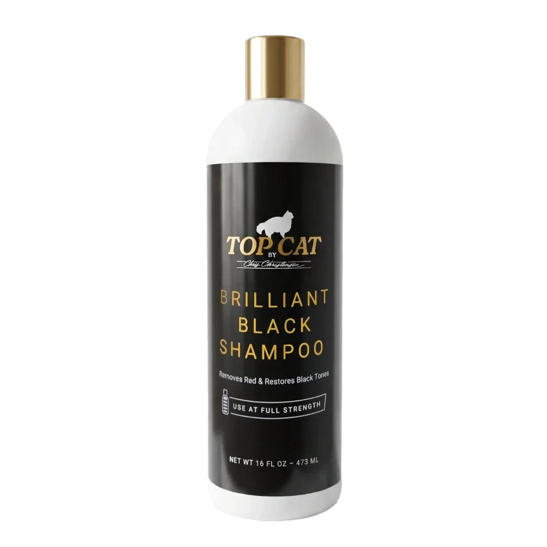 Chris Christensen Top Cat Brilliant Black Shampoo 16oz