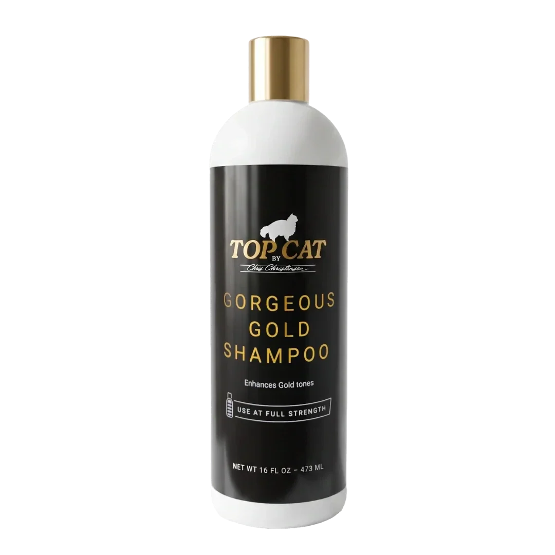 Chris Christensen Top Cat Gorgeous Gold Shampoo 16oz