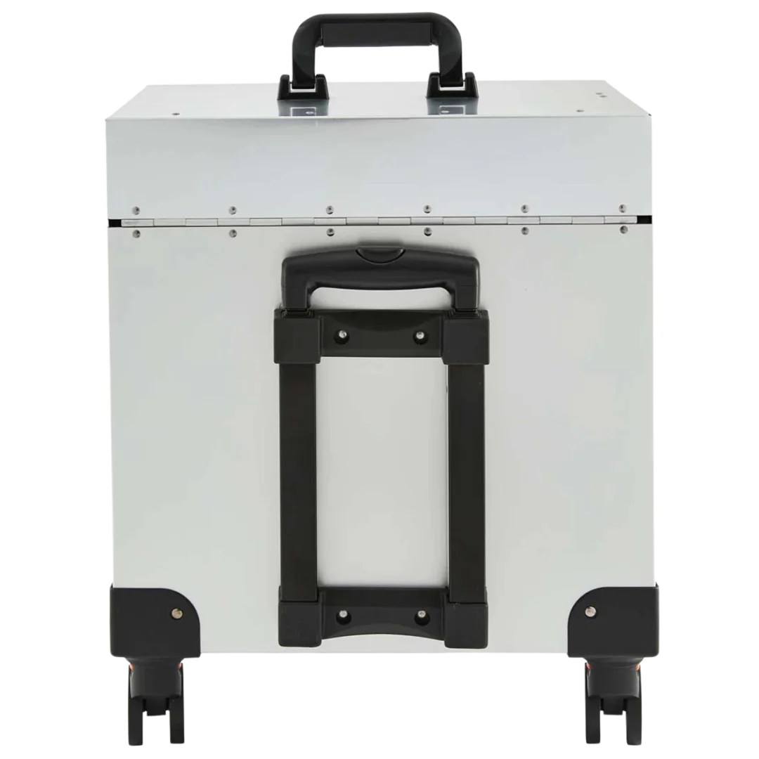 Chris Christensen D-Flite Tack Box with wheels Silver