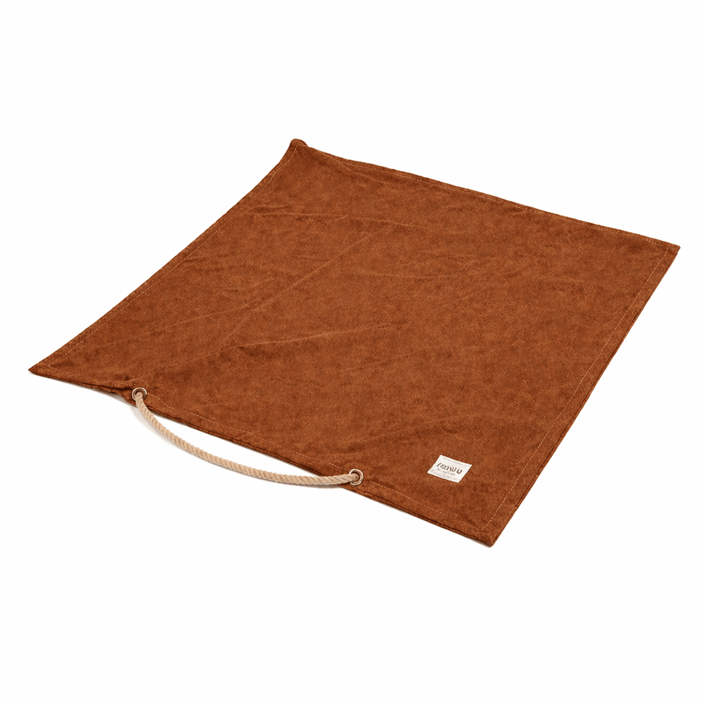 Cinnamon Waxed Cotton Canvas Dog Bed Cover