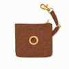 Cinnamon Waxed Cotton Canvas Poop Bag Pouch