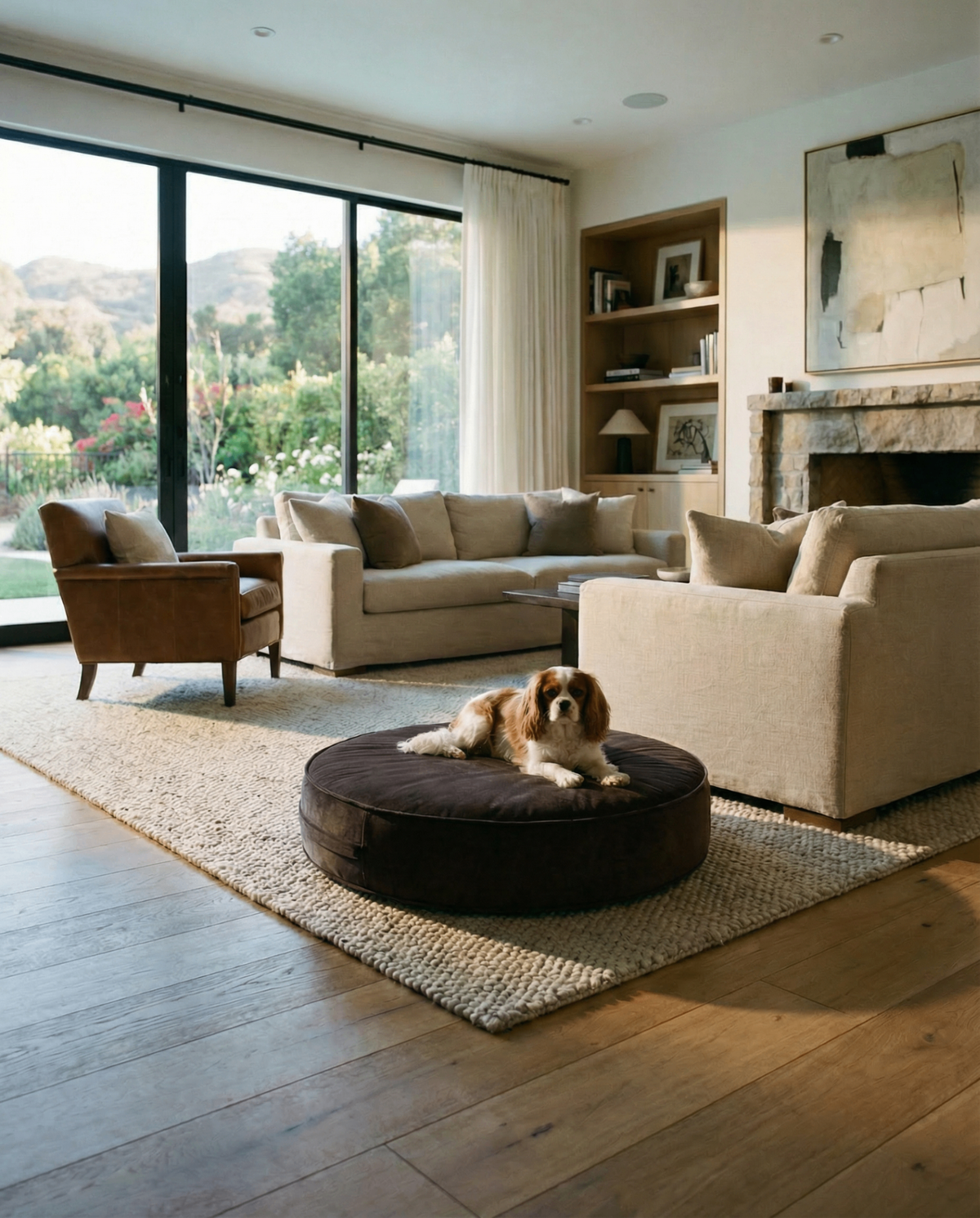 Mafe Pets – Circle Round Ottoman Dog Bed