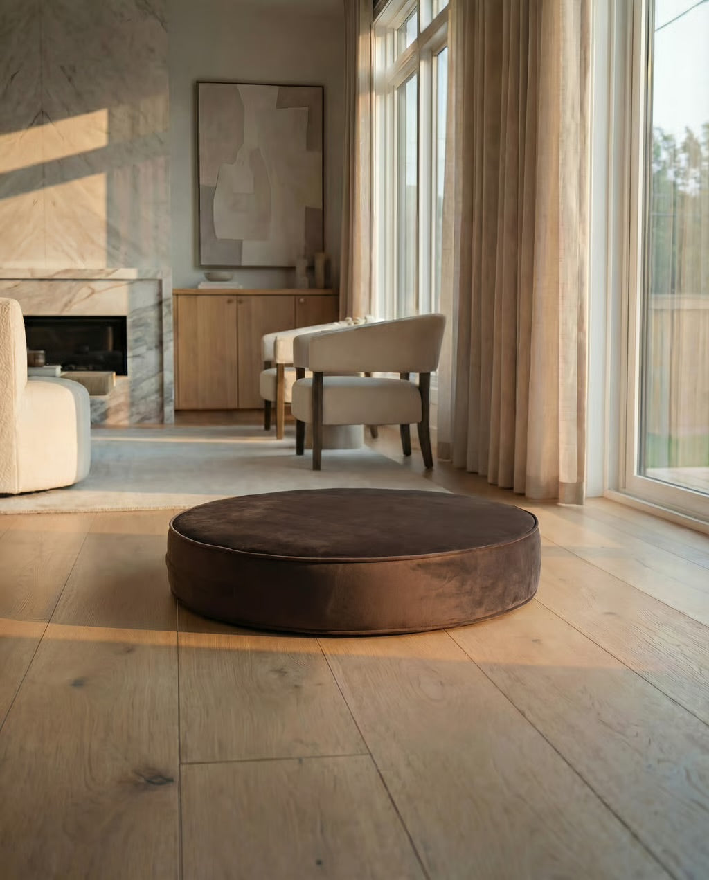 Mafe Pets – Circle Round Ottoman Dog Bed