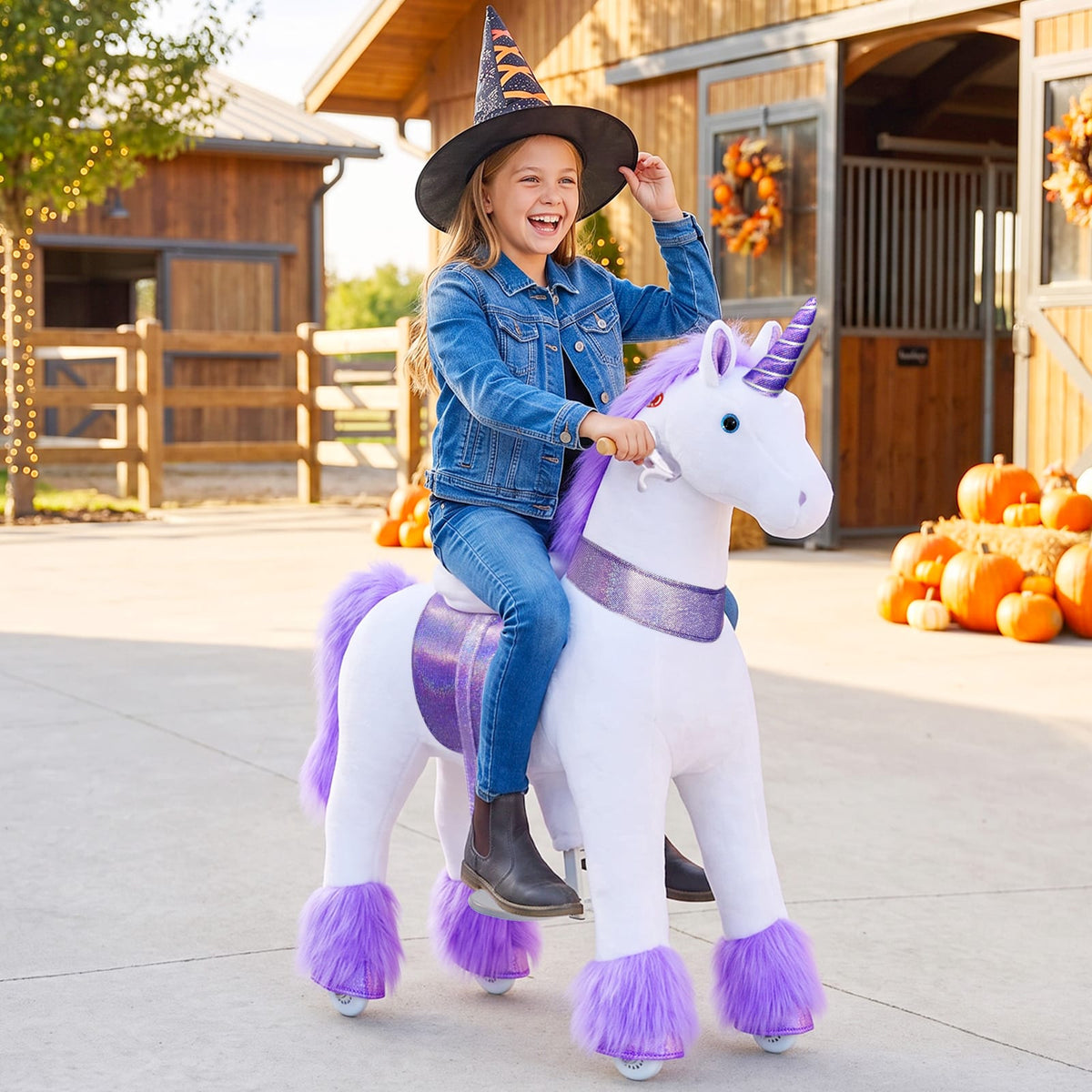Model U® Unicorn Ride-On Toy Age 7+ – Purple