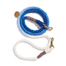 Cobalt Cotton Rope Dog Leash by Found My Animal | Adjustable & Secure Bolt Snap